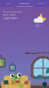 The Frog: Application météo screenshot