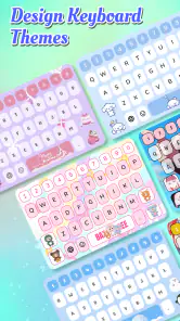 Thème de Clavier de Police screenshot