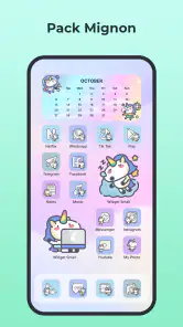 Themes: Icônes App, Widgets screenshot