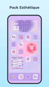 Themes: Icônes App, Widgets screenshot