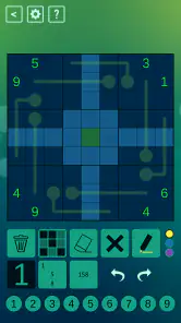 Thermo Sudoku screenshot