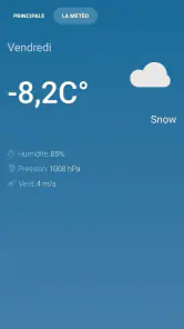 Thermomètre intérieur screenshot