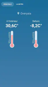 Thermomètre intérieur screenshot