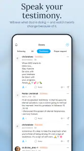 theWell Christian Social Media screenshot