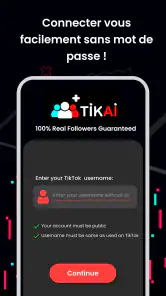 TikAi - Générateur d'Abonnés screenshot