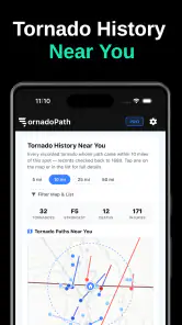 Tornado Tracker by TornadoPath screenshot
