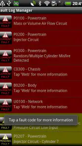 Torque Pro (OBD2 / voiture) screenshot