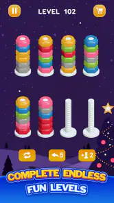 Tri de Noix - Jeu de Couleurs screenshot