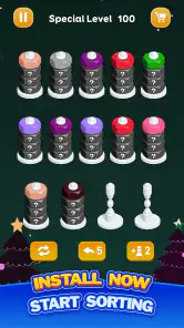 Tri de Noix - Jeu de Couleurs screenshot