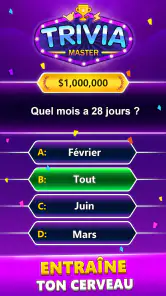 TRIVIA Master - Jeu de quiz screenshot