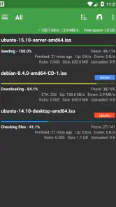 tTorrent screenshot
