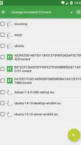 tTorrent screenshot