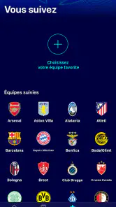 UEFA Champions League officiel screenshot