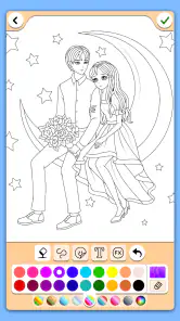 Valentin coloration d'amour screenshot