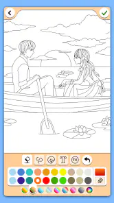 Valentin coloration d'amour screenshot
