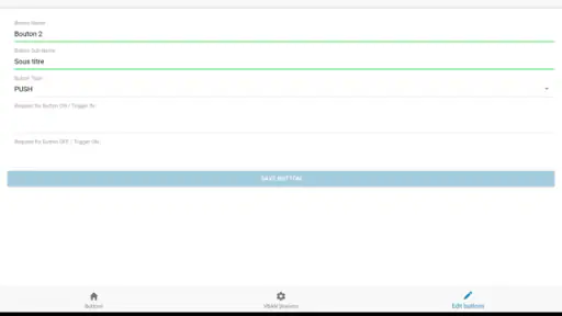 VBAN Buttons screenshot