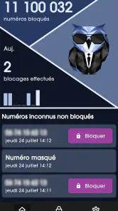 Vigiphone screenshot