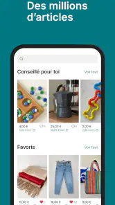 Vinted: vêtements d'occasion screenshot