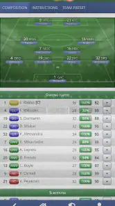 Virtuafoot Football Manager screenshot
