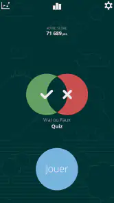 Vrai ou Faux Quiz screenshot