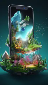 Wallpo: fond d'écran 4K, 3D screenshot