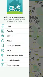 WarmShowers screenshot