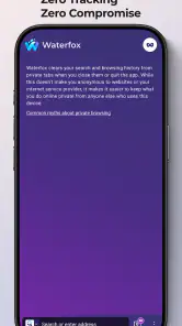 Waterfox: Navigateur Privacy screenshot
