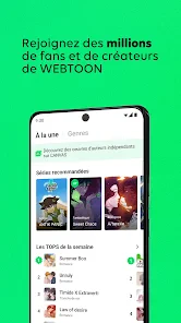 Application WEBTOON - Reviewed