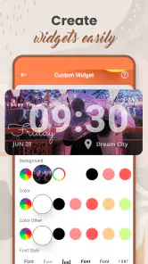 Widget 2025: Widget Esthétique screenshot