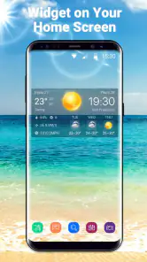 Widget de prévision météo screenshot