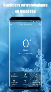 Widget de prévision météo screenshot
