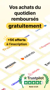 Widilo: Cashback & codes promo screenshot