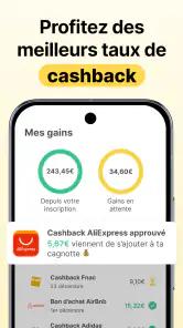 Widilo: Cashback & codes promo screenshot