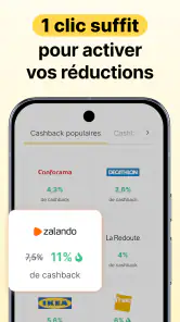 Widilo: Cashback & codes promo screenshot