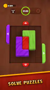 Wood Color Jam - Puzzle screenshot