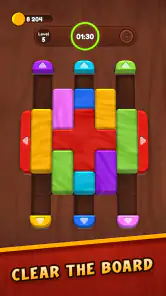 Wood Color Jam - Puzzle screenshot
