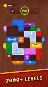 Wood Color Jam - Puzzle screenshot