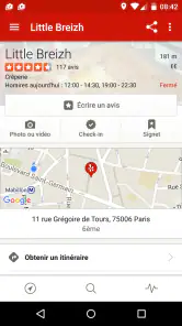 Yelp screenshot