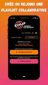 ZIKUP  playlist collaborative screenshot
