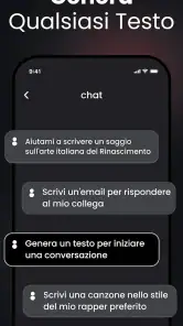 Chat AI: Chiedi all'Agente screenshot