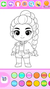 Colora Principesse Glitter screenshot