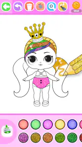 Colora Principesse Glitter screenshot