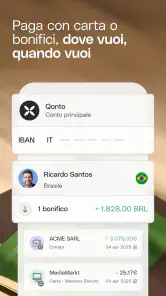 Conto business online screenshot