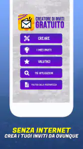 Crea biglietti d'invito screenshot