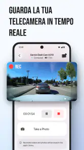 Dash cam: Dashcam screenshot