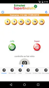 Estrazioni Lotto screenshot