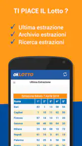 Estrazioni Lotto e 10eLotto screenshot