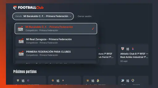 FootballClub screenshot