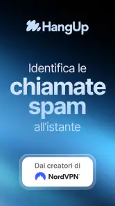 HangUp: blocco chiamate spam screenshot