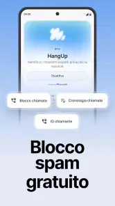 HangUp: blocco chiamate spam screenshot